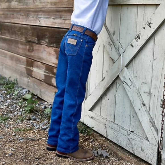 Wrangler Boys Cowboy Cut Original Fit Jean Size 10 - Picture 1 of 8
